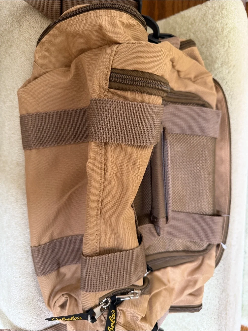 Cabela's Brown and Tan Catch all bag